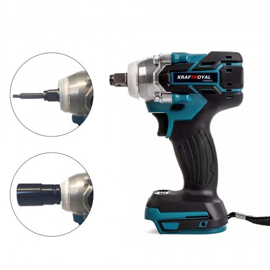 Акумулаторен Комплект 4в1 Перфоратор Ъглошлайф Гайковерт и Винтоверт 36V 8,0AH KRAFTROYAL