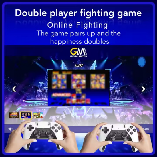 Конзола с Игри M8 Pro TV Game Box 4K HDMI 2.4G с Два Джойстика и дистанционно над 33 000 игри Конзола с Игри M8 Pro TV Game Box 4K HDMI 2.4G с Два Джойстика и дистанционно над 33 000 игри