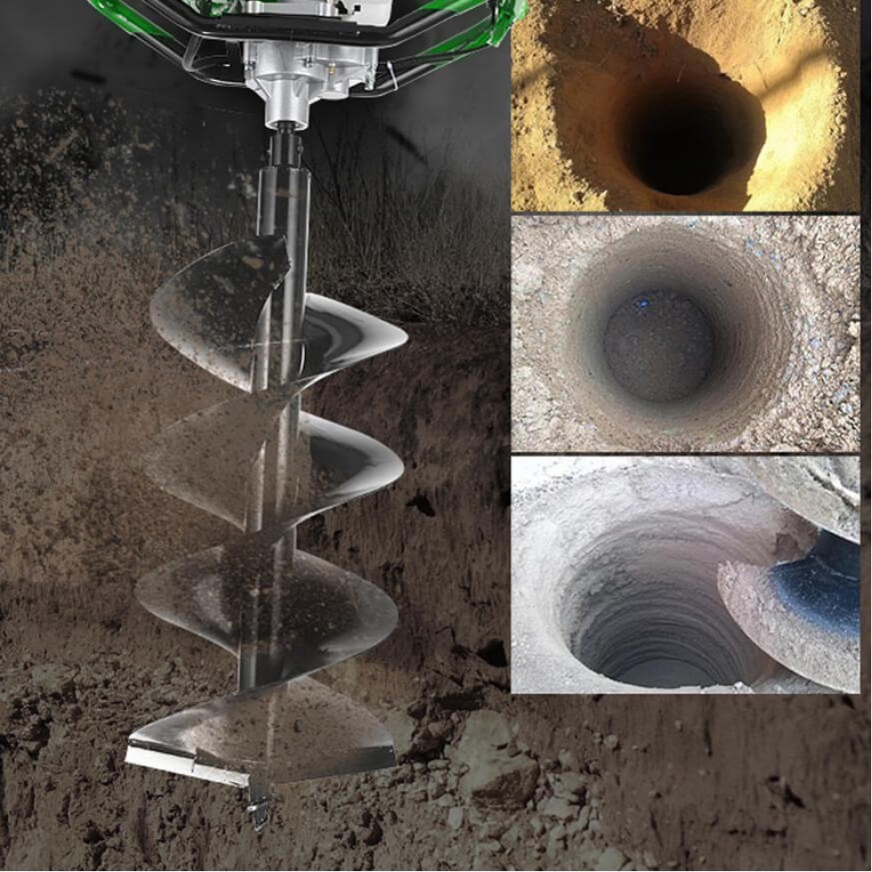 Бензинов Свредел KRAFTROYAL + Подарък Бургия по ИЗБОР, Двутактов Свредло за Земя 68 кубика Бензинов Свредел KRAFTROYAL + Подарък Бургия по ИЗБОР, Двутактов Свредло за Земя 68 кубика
