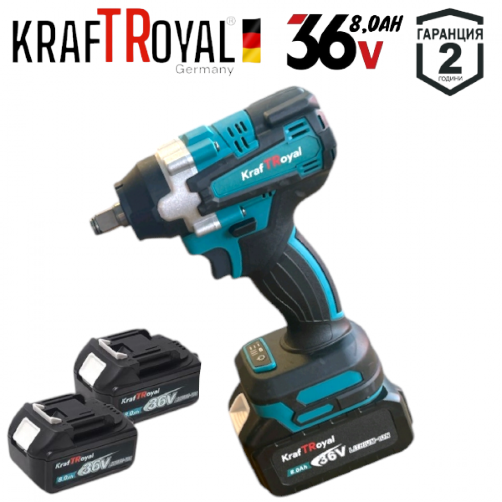 Акумулаторен Лазерен Нивелир Перфоратор Винтоверт Гайковерт-Импакт и Ъглошлайф 36V 8,0AH KRAFTROYAL Комплект 5в1 с 5 Батерии Акумулаторен Лазерен Нивелир Перфоратор Винтоверт Гайковерт-Импакт и Ъглошлайф 36V 8,0AH KRAFTROYAL Комплект 5в1 с 5 Батерии