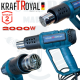 Електрически Пистолет за Горещ Въздух 2000W KRAFTROYAL 8 степени регулация на мощност Електрически Пистолет за Горещ Въздух 2000W KRAFTROYAL 8 степени регулация на мощност