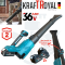 Духалка Акумулаторна за Листа KRAFTROYAL 36V 8.0AH с Дисплей Индикация в % и Регулиране на Обороти Въздуходувка Безжична 2 Батерии