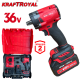 Безчетков Гайковерт / Импакт Акумулаторен Ударен 36V 8,0AH KRAFTROYAL 2 Батерии + Ударна Вложка Безчетков Гайковерт / Импакт Акумулаторен Ударен 36V 8,0AH KRAFTROYAL 2 Батерии + Ударна Вложка