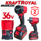 Безчетков Гайковерт / Импакт Акумулаторен Ударен 36V 8,0AH KRAFTROYAL 2 Батерии + Ударна Вложка Безчетков Гайковерт / Импакт Акумулаторен Ударен 36V 8,0AH KRAFTROYAL 2 Батерии + Ударна Вложка