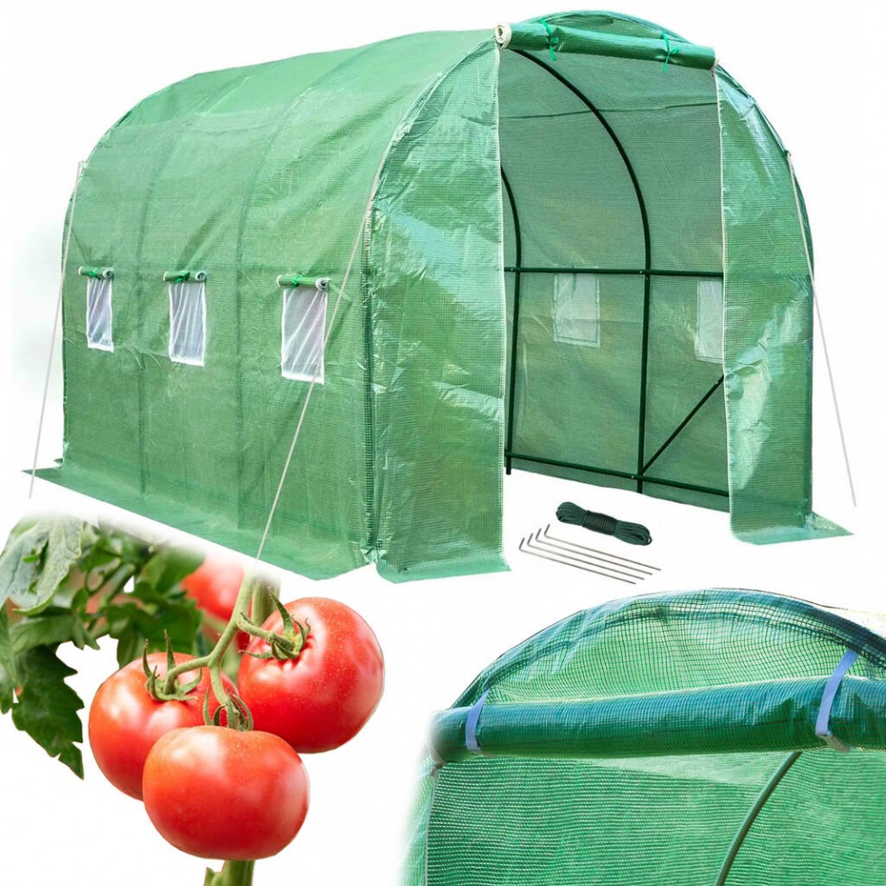 Оранжерия Тунелна Размер 3х2х2 метра 6 m2 Mar-Pol Оранжерия Тунелна Размер 3х2х2 метра 6 m2 Mar-Pol