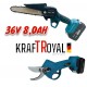 Акумулаторна Резачка за Клони и Лозарска Акумулаторна Ножица Безчеткова Безжичен KRAFTROYAL 36V 8,0AH 2 Батерии 4 Вериги 2в1 Акумулаторна Резачка за Клони и Лозарска Акумулаторна Ножица Безчеткова Безжичен KRAFTROYAL 36V 8,0AH 2 Батерии 4 Вериги 2в1