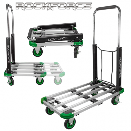 Товарна Количка Сгъваема Транспортна ROCKFORCE 150кг