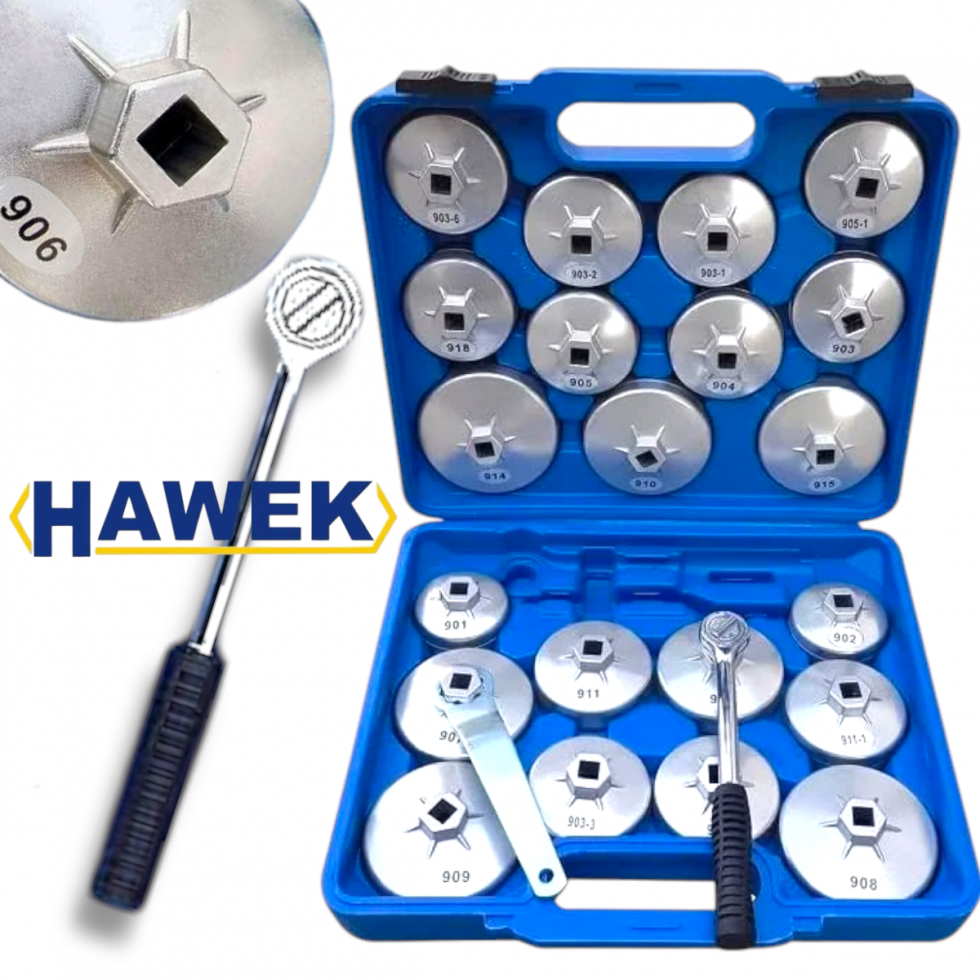 ЧАШКИ ЗА МАСЛЕНИ ФИЛТРИ МАСЛЕН ФИЛТЪР АЛУМИНИЕВИ 23 ЧАСТИ КОМПЛЕКТ HAWEK ЧАШКИ ЗА МАСЛЕНИ ФИЛТРИ МАСЛЕН ФИЛТЪР АЛУМИНИЕВИ 23 ЧАСТИ КОМПЛЕКТ HAWEK