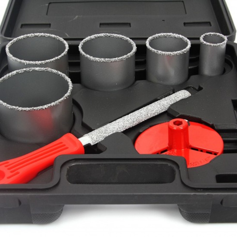 Диамантени Боркорони 8 части Mar-Pol с куфар Диамантени Боркорони 8 части Mar-Pol с куфар