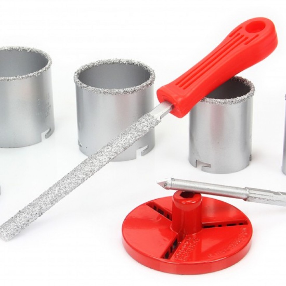 Диамантени Боркорони 8 части Mar-Pol с куфар Диамантени Боркорони 8 части Mar-Pol с куфар