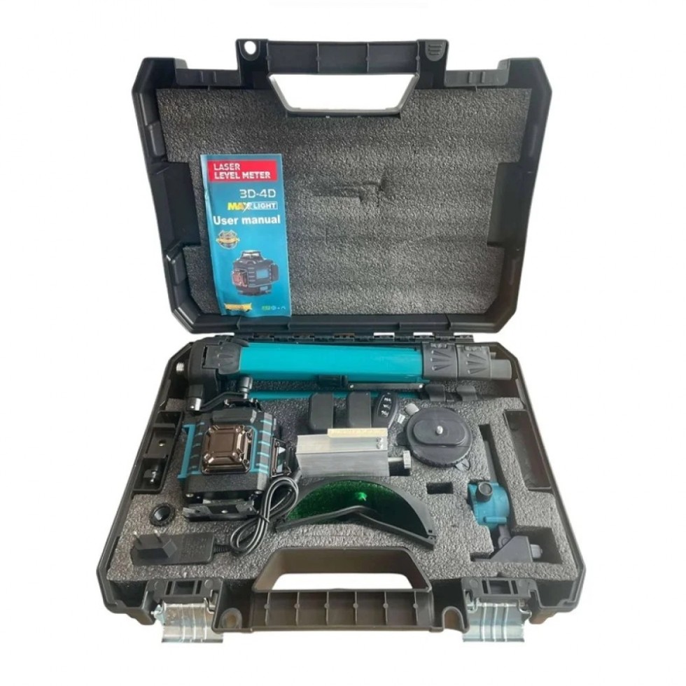 4D Лазерен Нивелир с 16 линии KRAFTROYAL 4Д Самонивелиращ със сензор индикация на батерия със тринога трипод стойка 4D Лазерен Нивелир с 16 линии KRAFTROYAL 4Д Самонивелиращ със сензор индикация на батерия със тринога трипод стойка