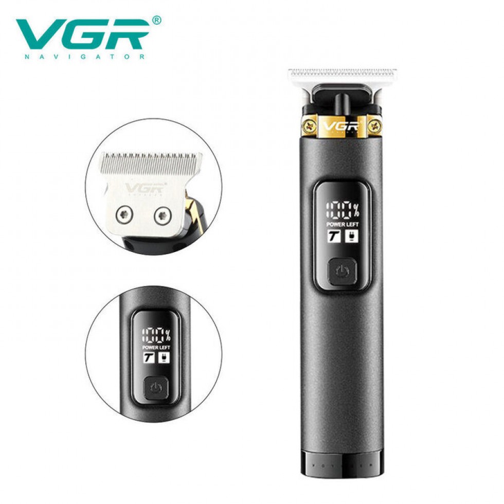Акумулаторен Тример за Коса и Брада Машинка за Подстригване VGR 985 Акумулаторен Тример за Коса и Брада Машинка за Подстригване VGR 985