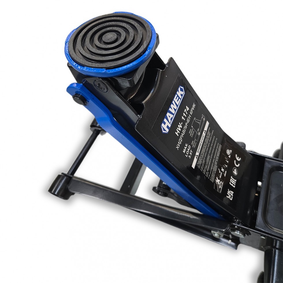 Крик 3.5 тона Нископрофилен Крокодил с педал 75-510мм HAWEK Професионален Крик Крик 3.5 тона Нископрофилен Крокодил с педал 75-510мм HAWEK Професионален Крик