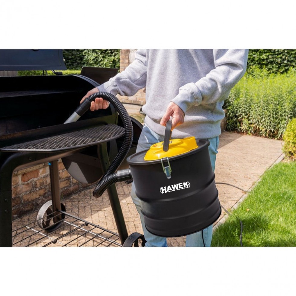 Прахосмукачка за Пепел 20 литра 1200W HAWEK Електрическа Прахосмукачка за Пепел 20 литра 1200W HAWEK Електрическа