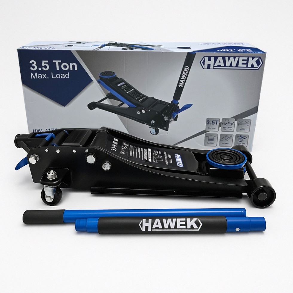 Крик 3.5 тона Нископрофилен Крокодил с педал 75-510мм HAWEK Професионален Крик Крик 3.5 тона Нископрофилен Крокодил с педал 75-510мм HAWEK Професионален Крик