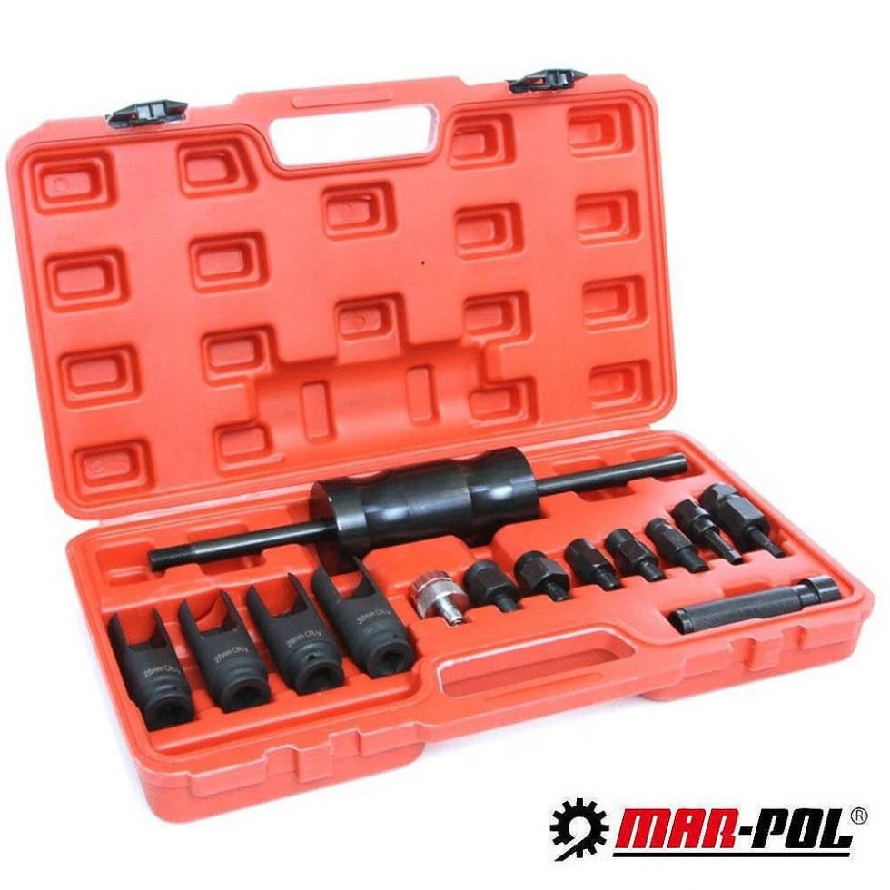 Обратен Чук за Вадене на Дюзи Комплект 14 части Mar-Pol Обратен Чук за Вадене на Дюзи Комплект 14 части Mar-Pol