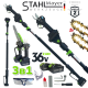 Телескопичен Прът Акумулаторна Лозарска Ножица и Резачка за Клони Трион с Автоматично Омасляване 36V 8AH STAHLMAYER Безчетков Комплект 3в1 + Подаръци (Резервен Нож) Телескопичен Прът Акумулаторна Лозарска Ножица и Резачка за Клони Трион с Автоматично Омасляване 36V 8AH STAHLMAYER Безчетков Комплект 3в1 + Подаръци (Резервен Нож)