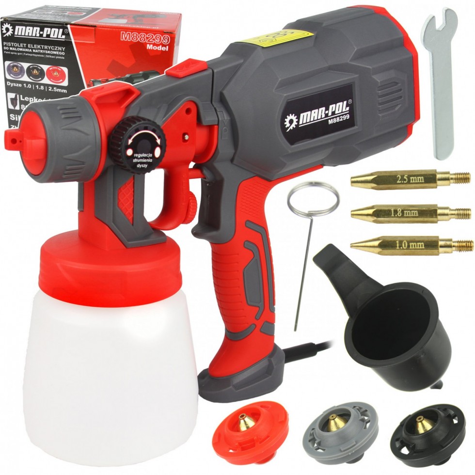 Пистолет за Боядисване Електрически MAR-POL 800мл.Полша Пистолет за Боядисване Електрически MAR-POL 800мл.Полша
