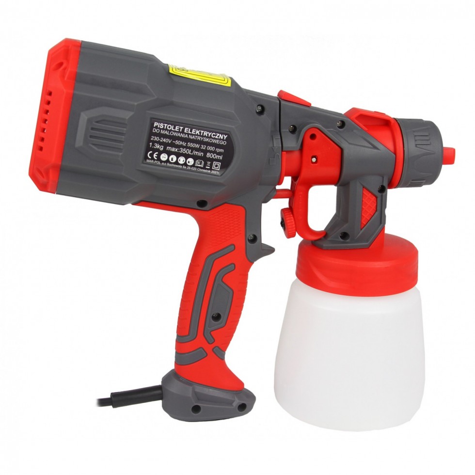 Пистолет за Боядисване Електрически MAR-POL 800мл.Полша Пистолет за Боядисване Електрически MAR-POL 800мл.Полша