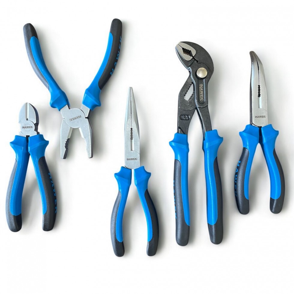 Професионален Комплект Клещи 5 части HAWEK Професионален Комплект Клещи 5 части HAWEK