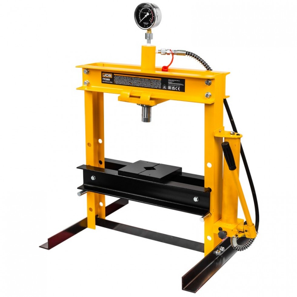 Хидравлична Преса 12 тона с Манометър JCB TY12001 Хидравлична Преса 12 тона с Манометър JCB TY12001