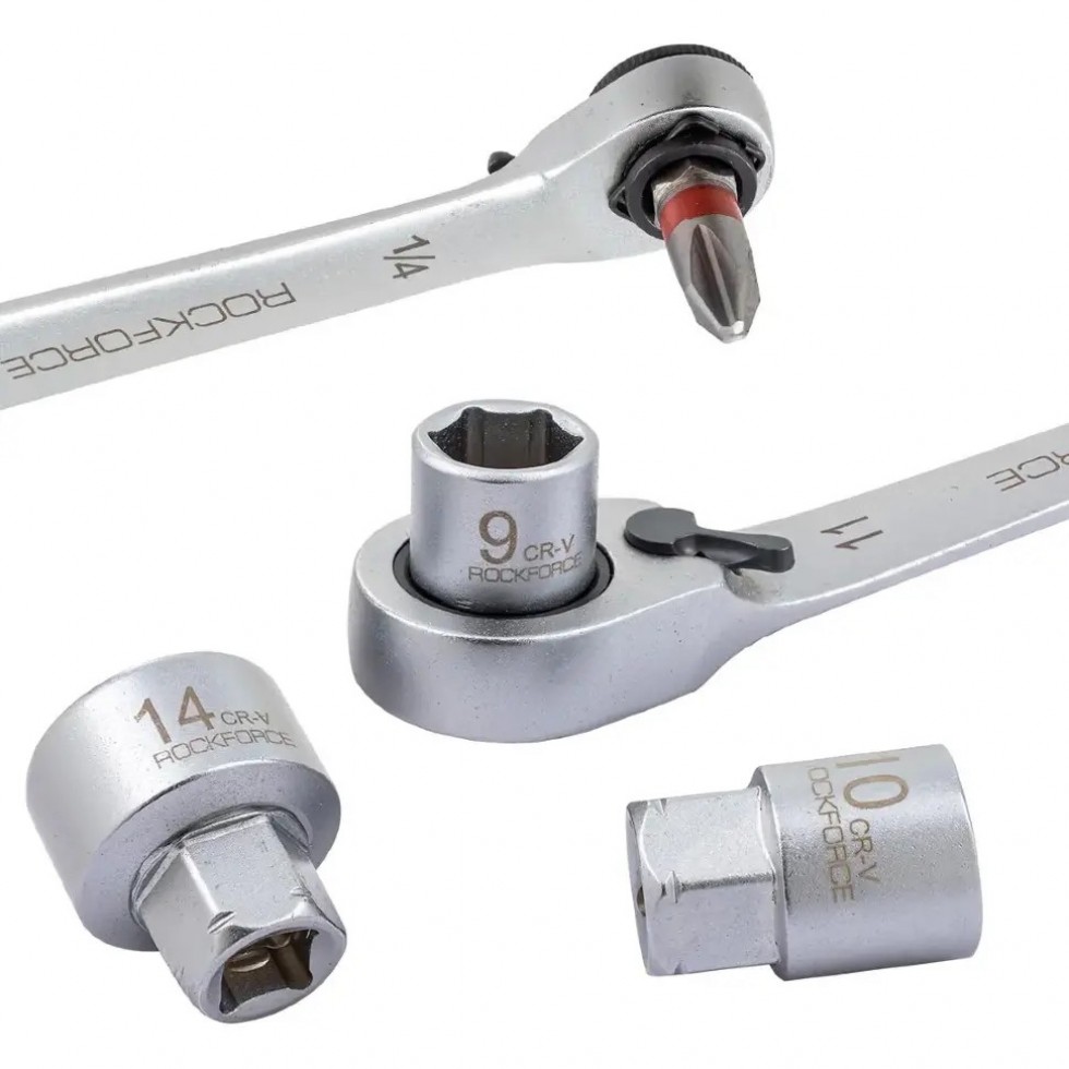 Мини Гедоре 31 части 1/4' ROCKFORCE