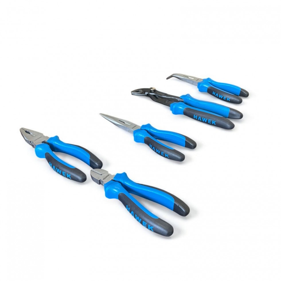 Професионален Комплект Клещи 5 части HAWEK Професионален Комплект Клещи 5 части HAWEK