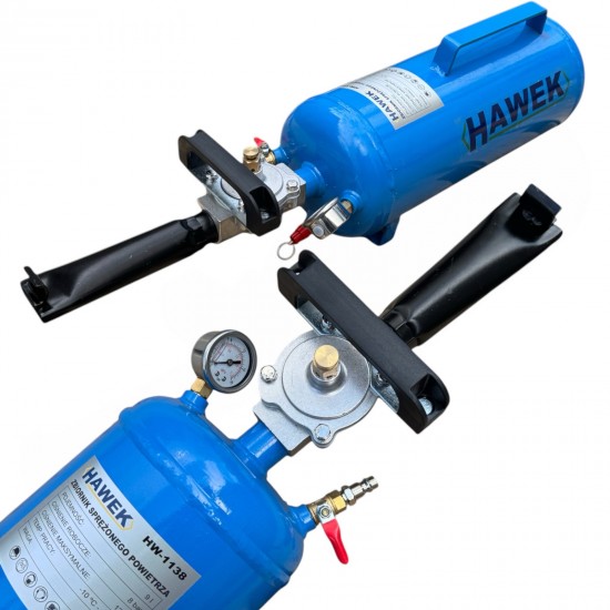 БУТИЛКА ЗА ШОКОВО ПОМПАНЕ НА ГУМИ 9 ЛИТРА HAWEK БУТИЛКА ЗА ШОКОВО ПОМПАНЕ НА ГУМИ 9 ЛИТРА HAWEK