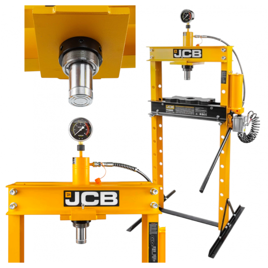 Пневмо - Хидравлична Преса 20 тона с Манометър JCB , TY20002