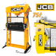 Пневматично - Хидравлична Преса с Манометър 75 тона JCB , TY75021