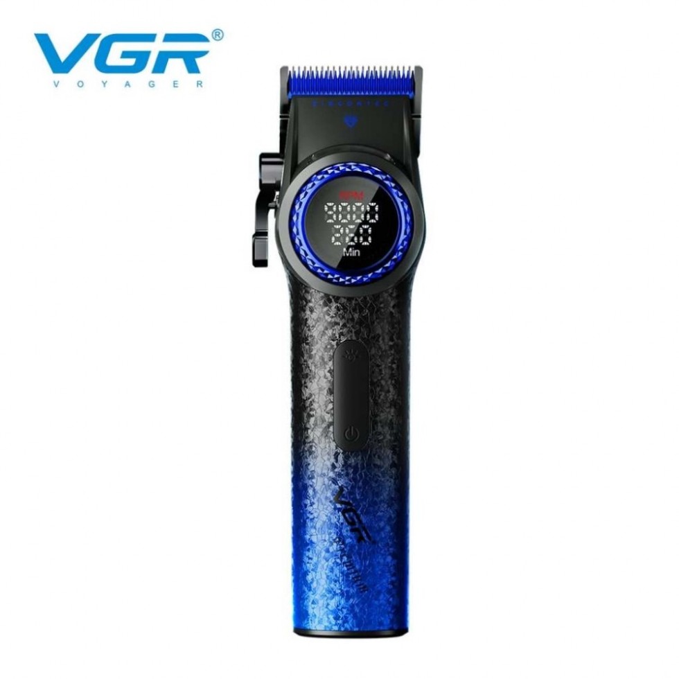 Професионална Машинка за Подстригване Коса и Брада VGR PRO V-001 BLUE EDITION Професионална Машинка за Подстригване Коса и Брада VGR PRO V-001 BLUE EDITION