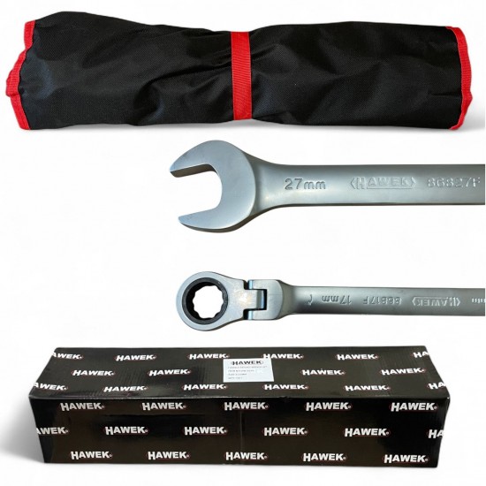 ЗВЕЗДОГАЕЧНИ ТРЕСЧОТНИ КЛЮЧОВЕ С ЧУПЕЩО РАМО 8 - 32 ММ 13 ЧАСТИ HAWEK ЗВЕЗДОГАЕЧНИ ТРЕСЧОТНИ КЛЮЧОВЕ С ЧУПЕЩО РАМО 8 - 32 ММ 13 ЧАСТИ HAWEK