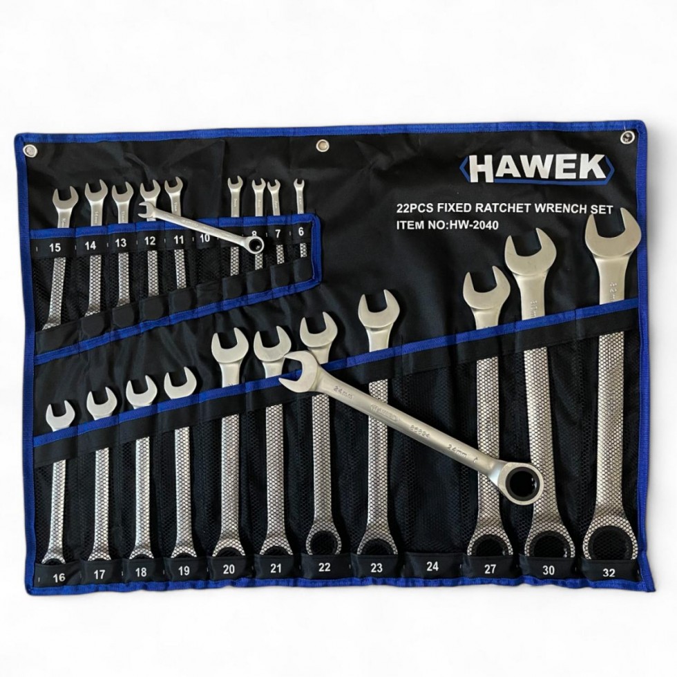 ЗВЕЗДОГАЕЧНИ ТРЕСЧОТНИ КЛЮЧОВЕ 6-32 ММ 22 ЧАСТИ HAWEK ЗВЕЗДОГАЕЧНИ ТРЕСЧОТНИ КЛЮЧОВЕ 6-32 ММ 22 ЧАСТИ HAWEK