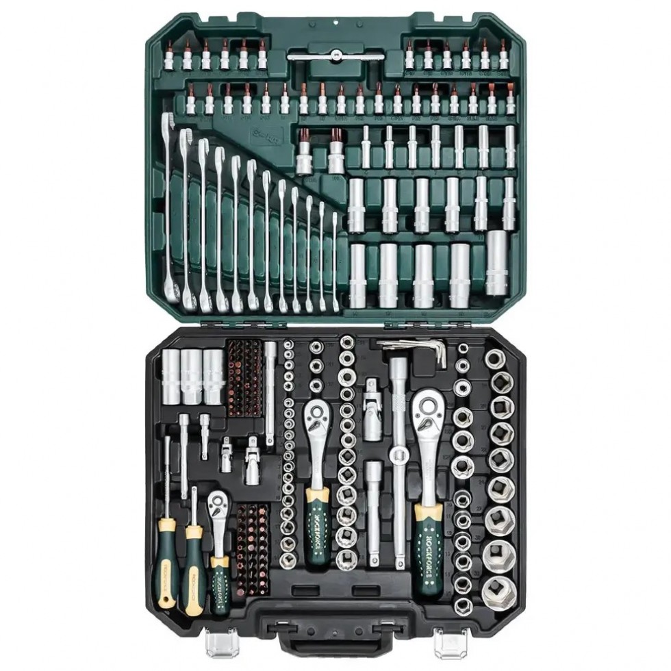 Професионално Гедоре 216 части ROCKFORCE Premium XI-ON със специални вложки Професионално Гедоре 216 части ROCKFORCE Premium XI-ON със специални вложки