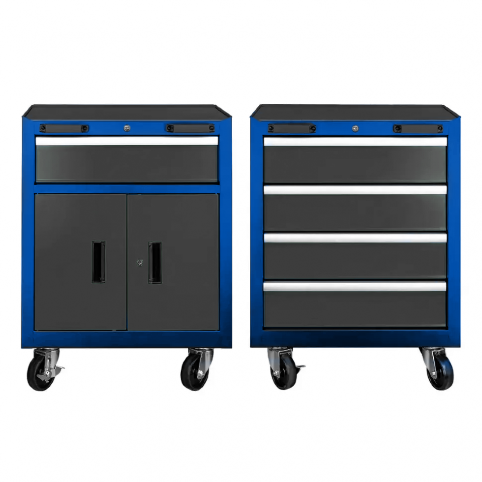 Комплект Работна Маса Шкафове и Сервизни Колички Метал HAWEK