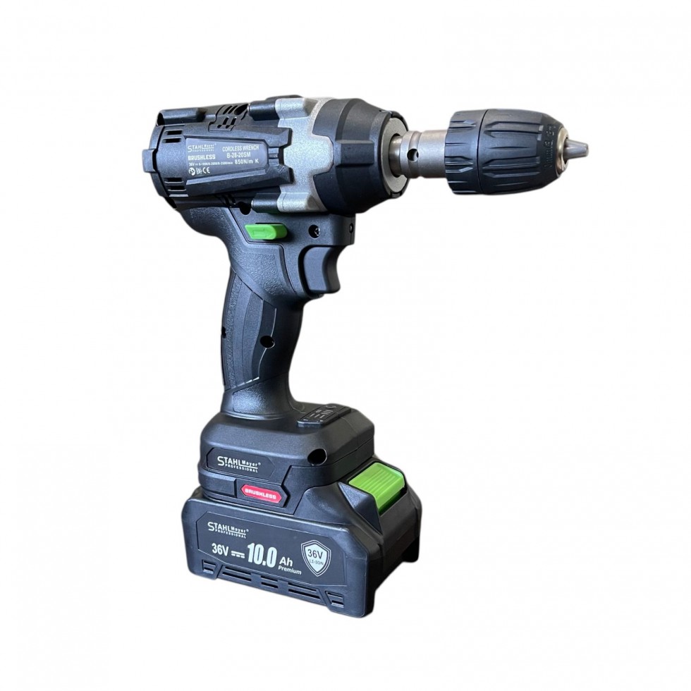 Акумулаторен Комплект 4в1 Гайковерт - Винтоверт Ъглошлайф и Пефоратор 36V 10AH STAHLMAYER Акумулаторен Комплект 4в1 Гайковерт - Винтоверт Ъглошлайф и Пефоратор 36V 10AH STAHLMAYER