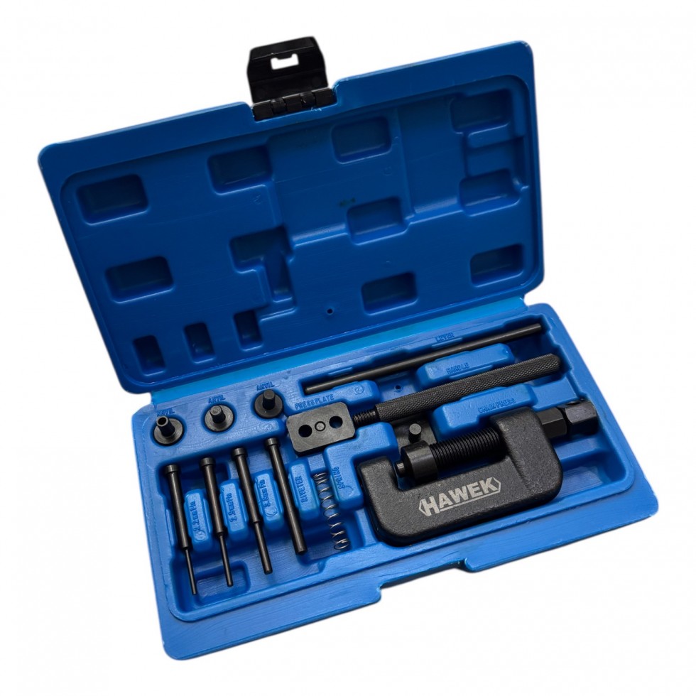 Професионален комплект за разнитване и занитване на вериги HAWEK HW-1103 Професионален комплект за разнитване и занитване на вериги HAWEK HW-1103