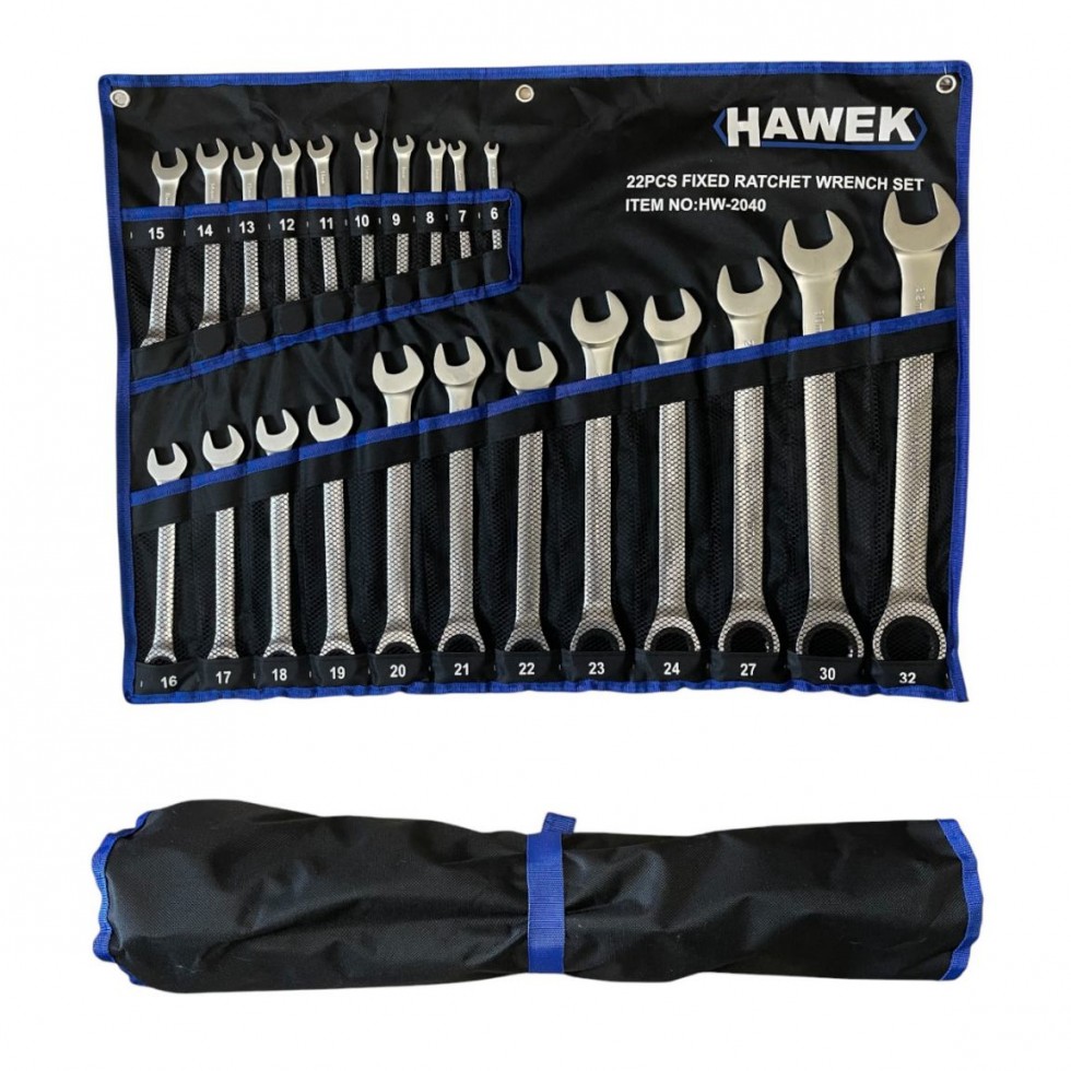 ЗВЕЗДОГАЕЧНИ ТРЕСЧОТНИ КЛЮЧОВЕ 6-32 ММ 22 ЧАСТИ HAWEK ЗВЕЗДОГАЕЧНИ ТРЕСЧОТНИ КЛЮЧОВЕ 6-32 ММ 22 ЧАСТИ HAWEK