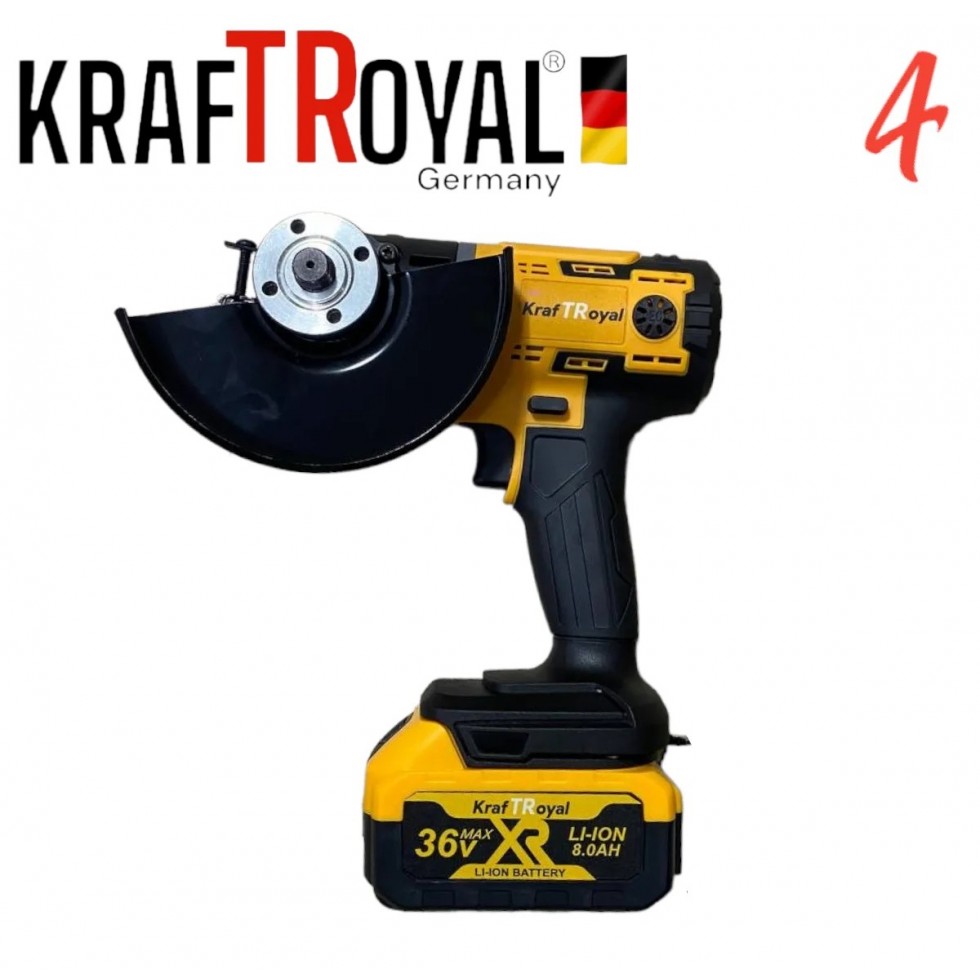 Мултифункционален Инструмент 5 Сменяеми Глави Водоструйка Винтоверт Гайковерт-Импакт Перфоратор и Ъглошлайф Акумулаторен KRAFT ROYAL 36V 8,0AH 2х Батерии 5в1 Мултифункционален Инструмент 5 Сменяеми Глави Водоструйка Винтоверт Гайковерт-Импакт Перфоратор и Ъглошлайф Акумулаторен KRAFT ROYAL 36V 8,0AH 2х Батерии 5в1