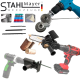 Акумулаторен Винтоверт 36V 8,0AH STAHLMAYER + Приставка Адаптер Зеге Трион + Приставка за Рязане на Ламарина и Метал + Приставка Резачка Трион за Клони 18см шина 2 батерии Акумулаторен Винтоверт 36V 8,0AH STAHLMAYER + Приставка Адаптер Зеге Трион + Приставка за Рязане на Ламарина и Метал + Приставка Резачка Трион за Клони 18см шина 2 батерии