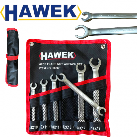 КОМПЛЕКТ СРЯЗАНИ КЛЮЧОВЕ 6 ЧАСТИ HAWEK