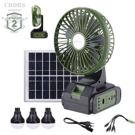 Соларна Система Настолет Вентилатор USB