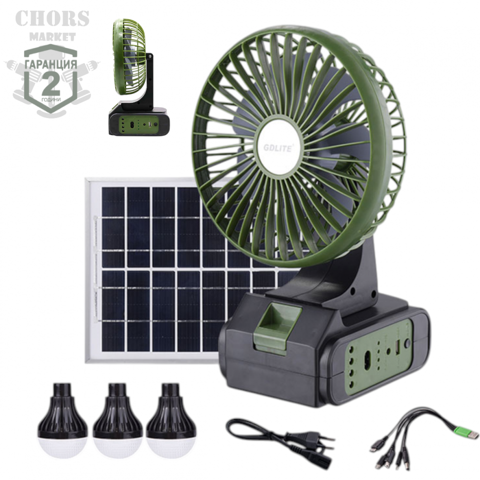 Соларна Система Настолет Вентилатор USB Соларна Система Настолет Вентилатор USB