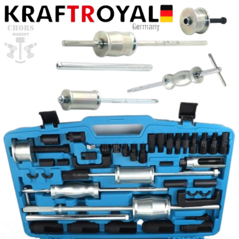 Обратен Чук за Вадене на Дюзи 40 части KRAFTROYAL Обратен Чук за Вадене на Дюзи 40 части KRAFTROYAL