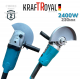 Електрически Ъглошлайф KRAFTROYAL 230мм 2400W Голям Шлайф ФЛЕКС НА ТОК Електрически Ъглошлайф KRAFTROYAL 230мм 2400W Голям Шлайф ФЛЕКС НА ТОК