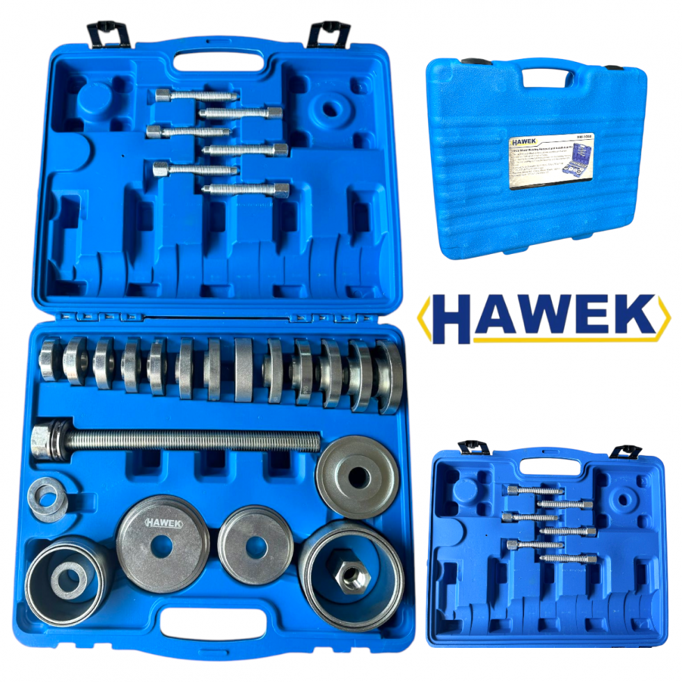 Лагери Втулки и Главини Комплект HAWEK 31 части Лагери Втулки и Главини Комплект HAWEK 31 части