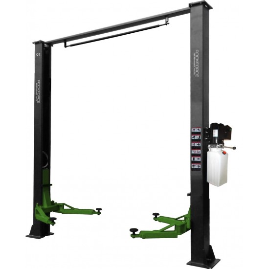 ПОДЕМНИК ДВУКОЛОНЕН ЕЛЕКТРОХИДРАВЛИЧЕН 4 ТОНА с горна синхронизация 110 - 1885мм ROCKFORCE ПОДЕМНИК ДВУКОЛОНЕН ЕЛЕКТРОХИДРАВЛИЧЕН 4 ТОНА с горна синхронизация 110 - 1885мм ROCKFORCE