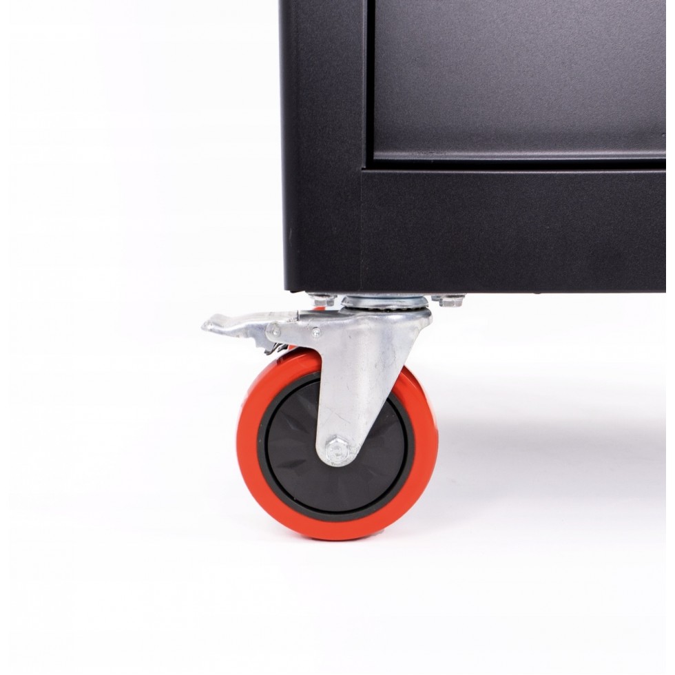 ШКАФ КОЛИЧКА ЗА ИНСТРУМЕНТИ със 7 ЧЕКМЕДЖЕТА STAHLMAYER - RED LINE ШКАФ КОЛИЧКА ЗА ИНСТРУМЕНТИ със 7 ЧЕКМЕДЖЕТА STAHLMAYER - RED LINE