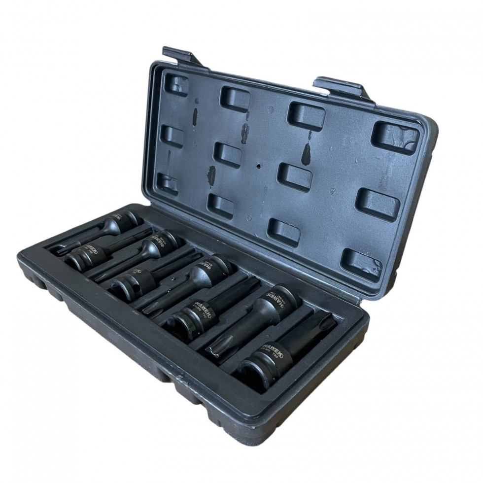 УДАРНИ БИТОВЕ КОМПЛЕКТ 1/2 – ТОРКС 8 ЧАСТИ HAWEK HW-2050 УДАРНИ БИТОВЕ КОМПЛЕКТ 1/2 – ТОРКС 8 ЧАСТИ HAWEK HW-2050