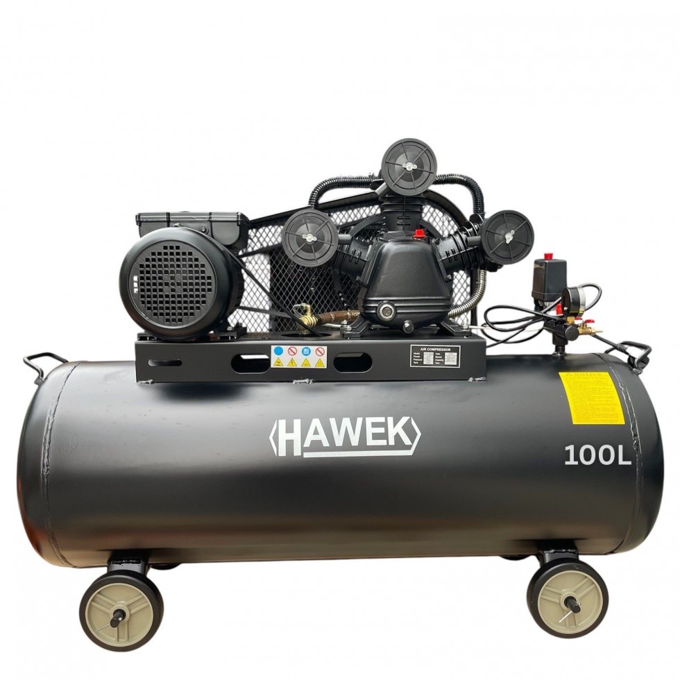 ПРОФЕСИОНАЛЕН КОМПРЕСОР ЗА ВЪЗДУХ 100 ЛИТРА МАСЛЕН HAWEK HW-3012 ПРОФЕСИОНАЛЕН КОМПРЕСОР ЗА ВЪЗДУХ 100 ЛИТРА МАСЛЕН HAWEK HW-3012